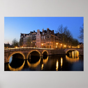 Póster Europa, Países Baixos, Holanda, Amsterdã,