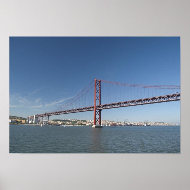 Póster Europa, Portugal, Lisboa, Ponte (Frente)