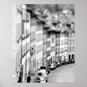 Póster Europa, Suíça, Berna. Edifícios da Cidade Velha