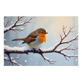 Póster European Robin