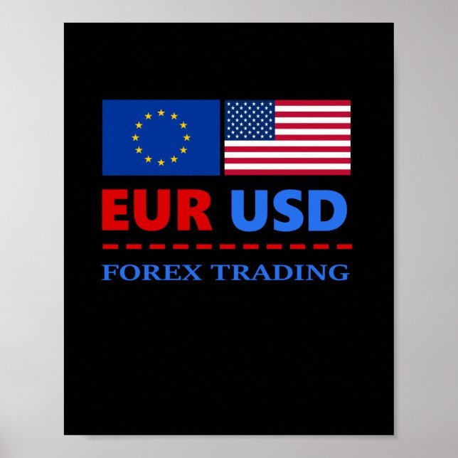 Poster EURUSD Forex Trading (Frente)
