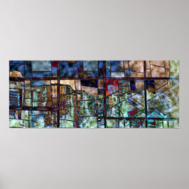 Póster Euskalduna Abstrato II