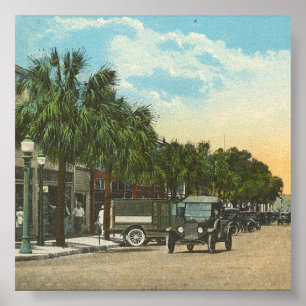 Poster EUSTIS, FL - Centro, 1925
