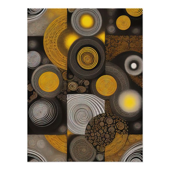 Póster Eva 2 Design abstrato (Frente)