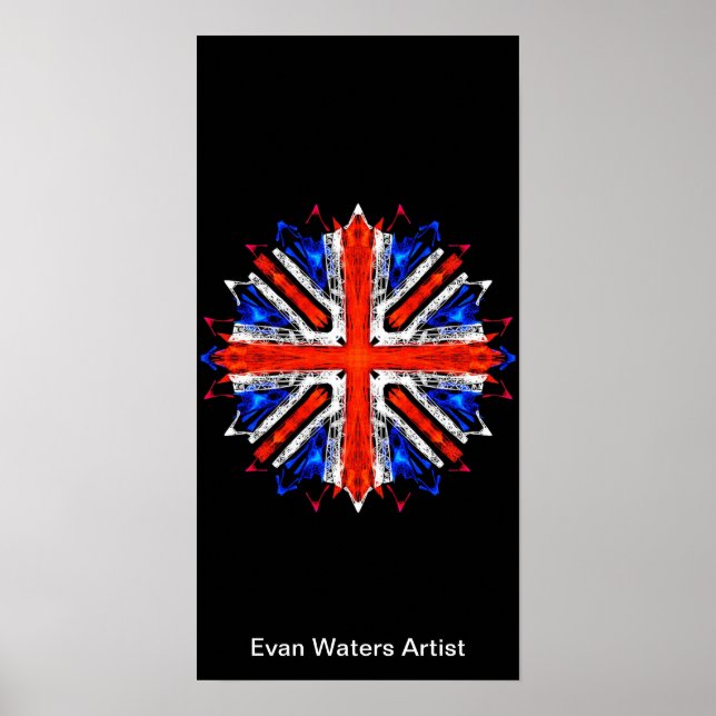 Poster Evan Waters Artist (Frente)