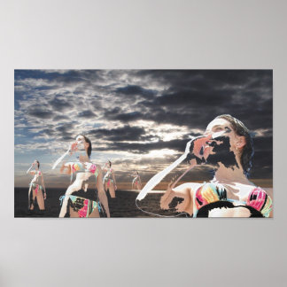 Poster evaporando nos céus - Personalizado