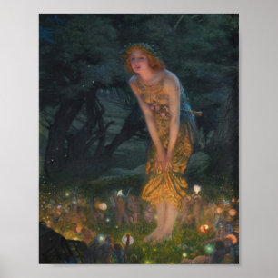 Poster Eve Edward Robert Hughes Fairies Fantasy