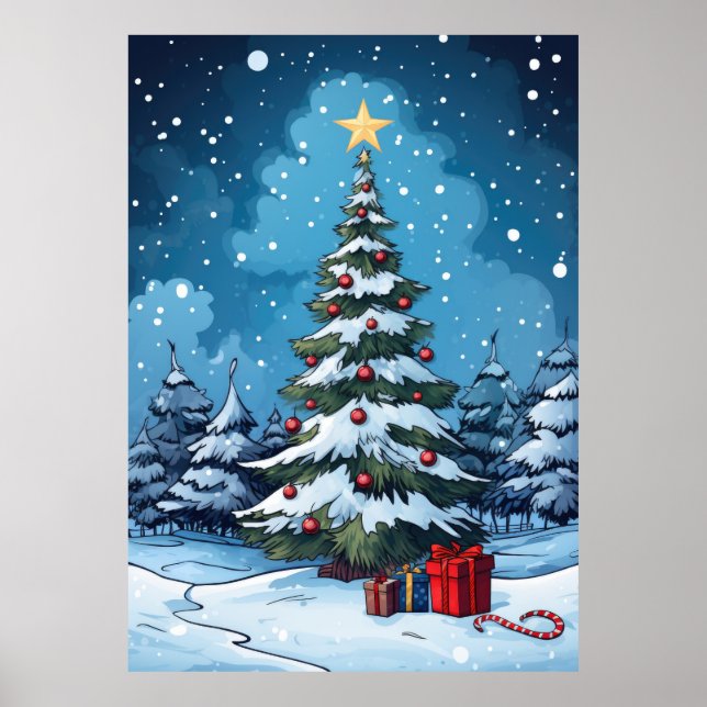 Poster Eve Invernal Encantada (Frente)