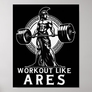 Poster Evento Como Ares Malhação Grega De Construção De D