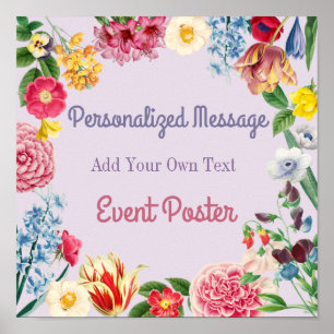 Poster Evento Floral
