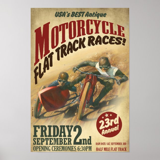 POSTER EVENTO MOTOCICLO DE VINTAGEM (Frente)