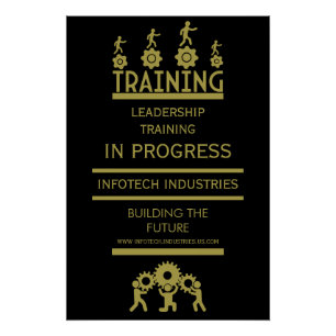 Póster Eventos de treinamento corporativo