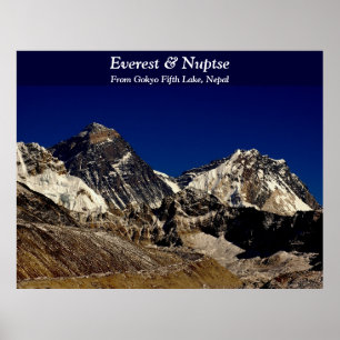 Póster Everest e Nuptse