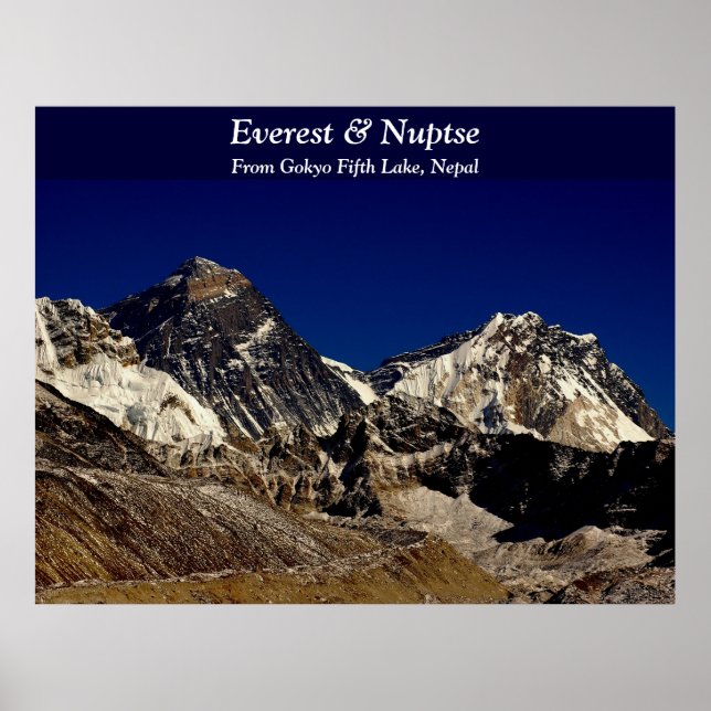 Póster Everest e Nuptse (Frente)