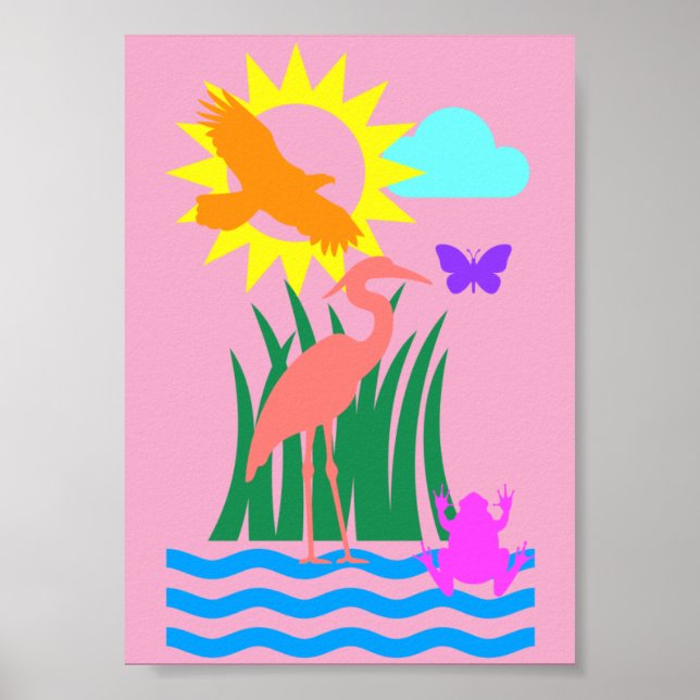 Poster Everglade Creatures (Frente)