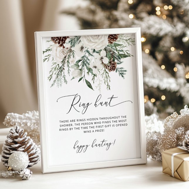 Poster Evergreen elegante jogo de chá de panela de caça a (Criador carregado)