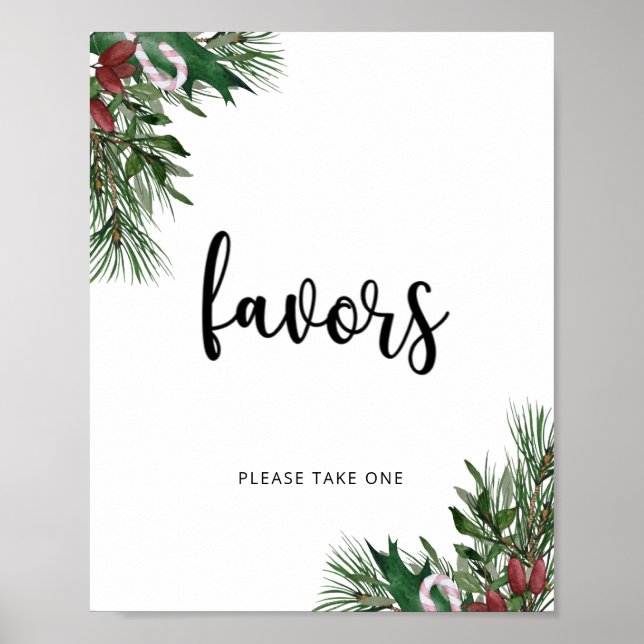 Poster Evergreen está no caminho dos Favores de inverno (Frente)