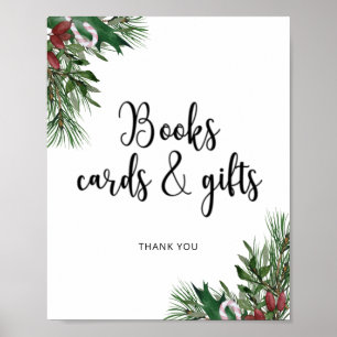 Poster Evergreen LIVROS CARTÕES E PRESENTES