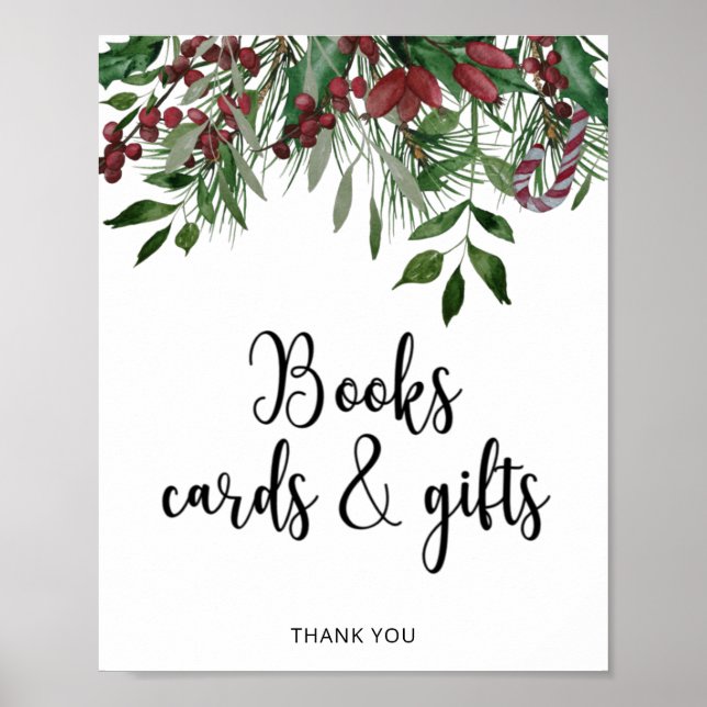 Poster Evergreen  LIVROS CARTÕES E PRESENTES  (Frente)