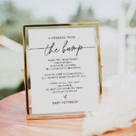 Poster EVERLEIGH Uma Mensagem Do Sinal Bump