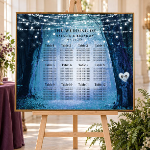 Poster Evermore Placa de Mesa florestal entendida