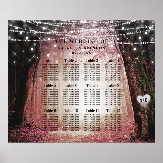 Poster Evermore | Placa de Mesa florestal entendida (Frente)