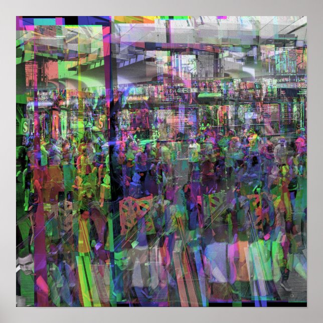 Poster Every moment is a compendium of here besides there (Frente)