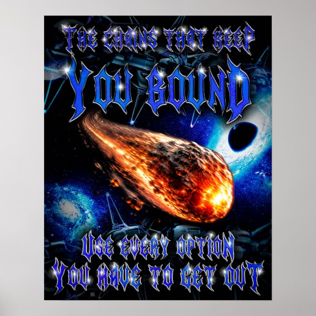 Poster Every Option Matter − The Chains That Bounds You (Frente)