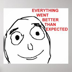 Póster Everything Went Better Than Expected