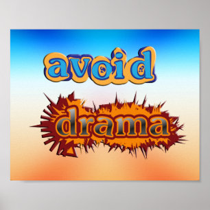 Póster Evitar o Drama