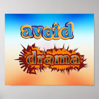 Póster Evitar o Drama