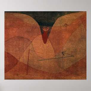 Poster Evolução Aviária de Paul Klee