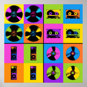 Póster Evolução da música