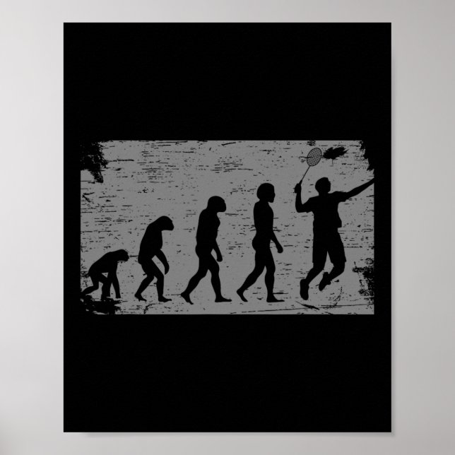 Poster Evolução de Badminton (Frente)