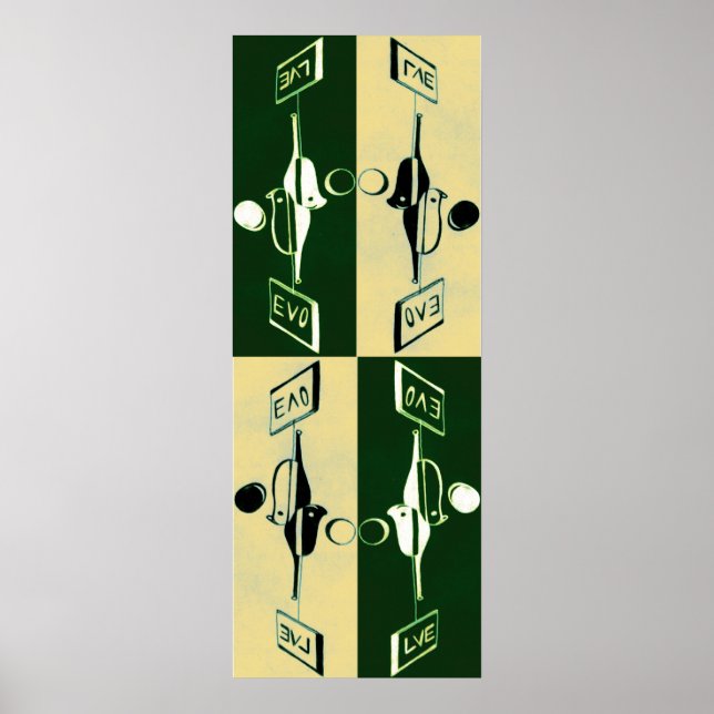 Póster Evolução de Yin e Yang (Frente)