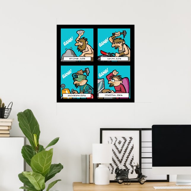 Poster Evolução Digital 2 (Escritório em casa)