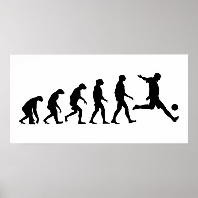 Póster Evolução do futebol (Frente)