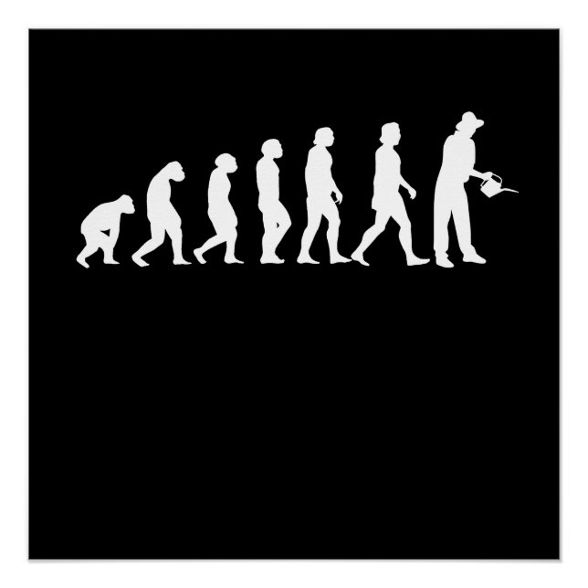 Póster Evolução do jardineiro (Frente)