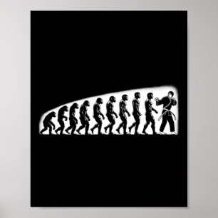 Poster Evolução do Karatê Mma Kickboxing Muay Thai Jiu Ji