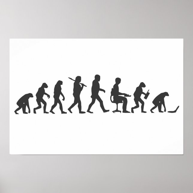 Poster Evolução do Laptop Homem (Frente)