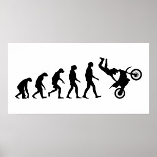 Póster Evolução do motocross