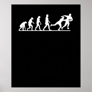 Poster Evolução Do Rugby