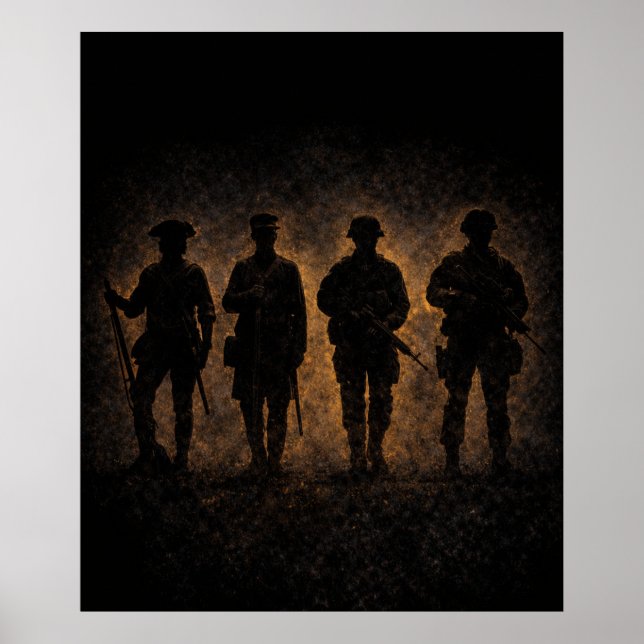 Poster Evolução do Soldado Americano  (Frente)