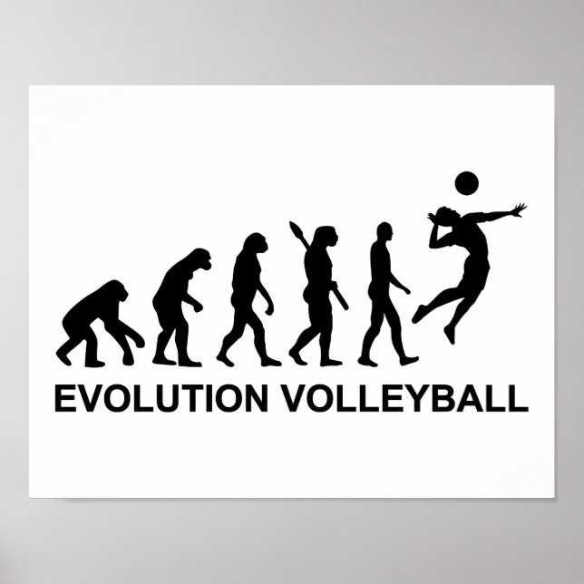 Poster Evolução do voleibol (Frente)