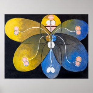 Poster Evolução n.o 9 Hilma af Klint