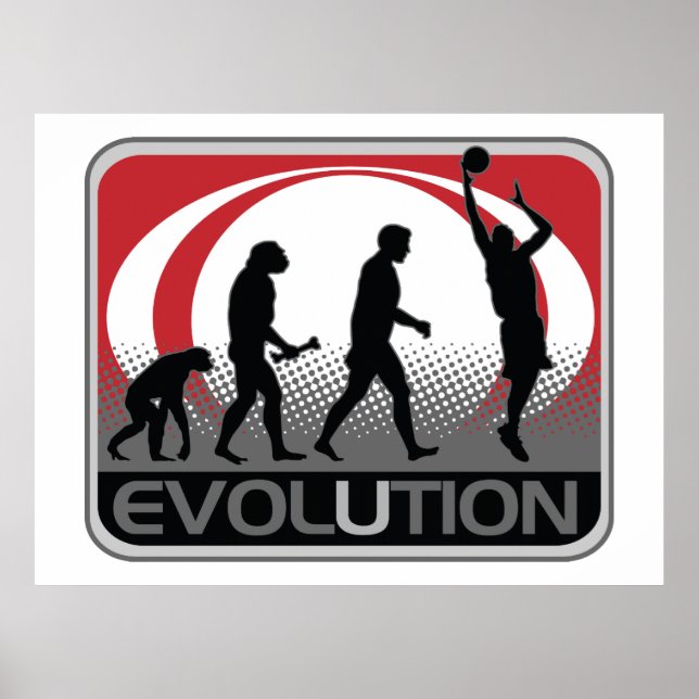 Poster Evolução no Basquete (Frente)