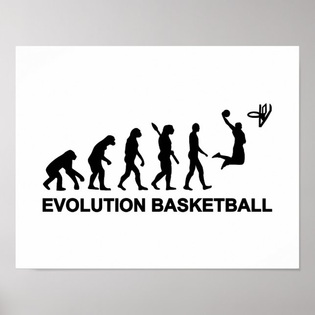 Póster Evolução no Basquete (Frente)