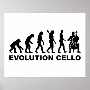 Póster Evolution Cello