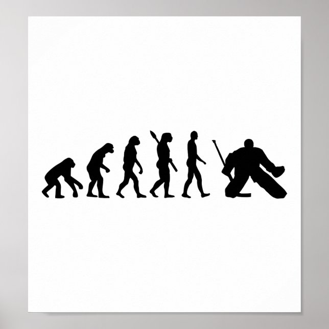 Póster Evolution Goalie Hockey (Frente)
