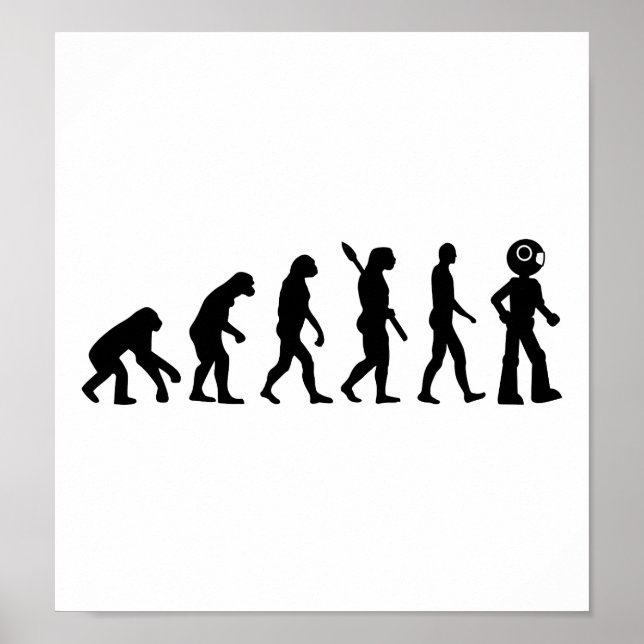 Póster Evolution Robot (Frente)